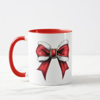 Coquette Christmas Bow Mug マグカップ