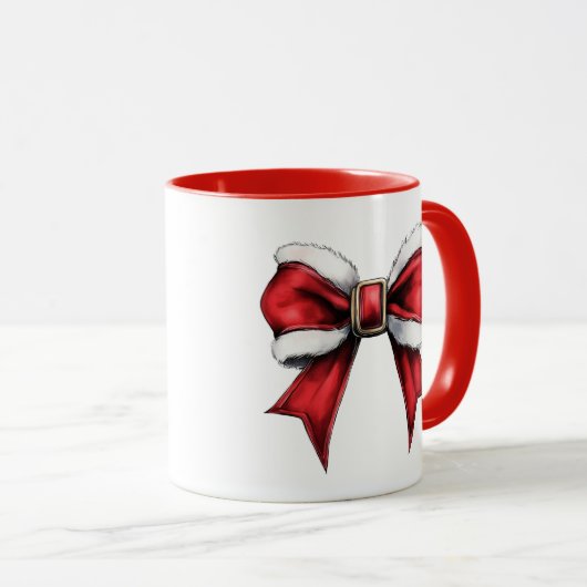 Coquette Christmas Bow Mug マグカップ (正面右)