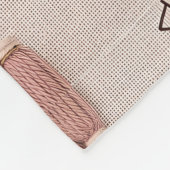 Coquette Christmas Nutcracker Latch Hook Yarn フリースブランケット (角)