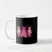 Coquette Christmas Tree Nk Nutcrackers Women Kids コーヒーマグカップ (左)