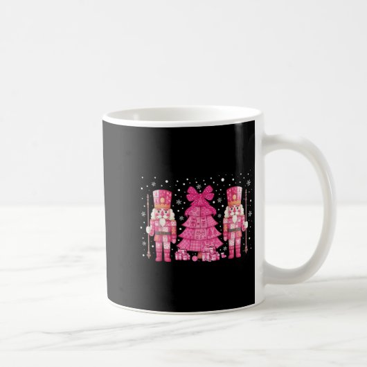 Coquette Christmas Tree Nk Nutcrackers Women Kids コーヒーマグカップ (右)