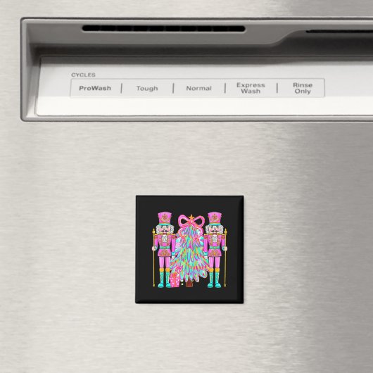 Coquette Christmas Tree Nk Nutcrackers Xmas Women  マグネット (インサイチュ (食洗機))