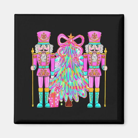 Coquette Christmas Tree Nk Nutcrackers Xmas Women  マグネット (正面)