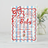 Coquette Ciao Baby Blue Italian Theme 招待状 (スタンド正面)