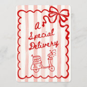 Coquette Ciao Bambino Italian Theme 招待状 (裏面)