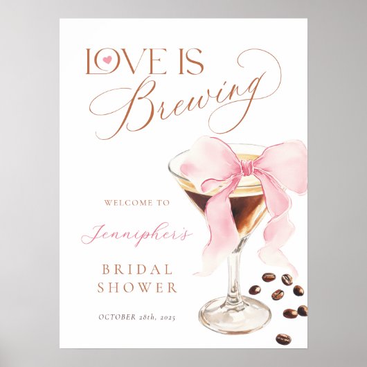 Coquette Coffee Poster (Digital Version Available) ポスター (正面)