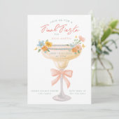 Coquette Final Fiesta 3 Day Itinerary Bachelorette 招待状 (スタンド正面)