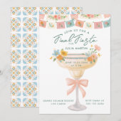 Coquette Final Fiesta Bachelorette 招待状 (正面/裏面)