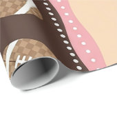 Coquette Football Bows Leopard Pattern (10) ラッピングペーパー (ロールコーナー)