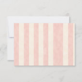 Coquette Goose 1st Birthday サンキューカード (裏面)