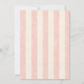 Coquette Goose 1st Birthday 招待状 (裏面)