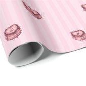 Coquette Heart Birthday Cake ラッピングペーパー (ロールコーナー)