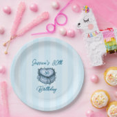 Coquette Heart Birthday Cake Paper Plate ペーパープレート (パーティー)
