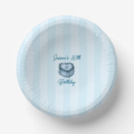 Coquette Heart Birthday Cake Paper Plate ペーパーボウル