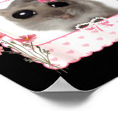 Coquette I'm Literally Just A Girl Funny Sad Hamst ポスター (角)