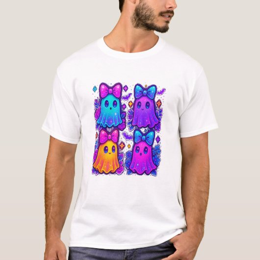 Coquette Iridescent Halloween Tシャツ (正面)