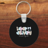 Coquette Labor And Delivery Nurse Crewneck, Bow St キーホルダー (正面)