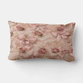 Coquette Lace & Pearls Pillow ランバークッション (裏面)