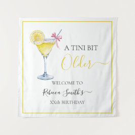 Coquette lemon cocktail A tini bit Older birthday タペストリー