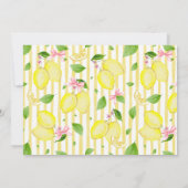 Coquette lemon cocktail A tini bit Older birthday 招待状 (裏面)