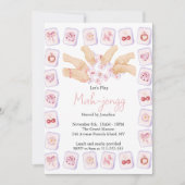 Coquette Mahjong Party 招待状 (正面)