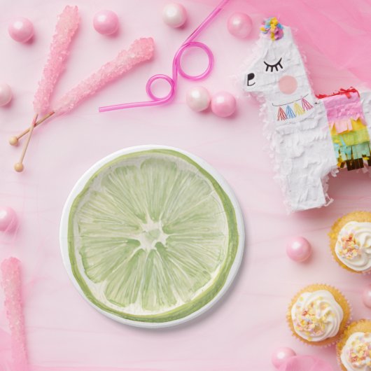 Coquette Margarita Lime ペーパープレート (パーティー)