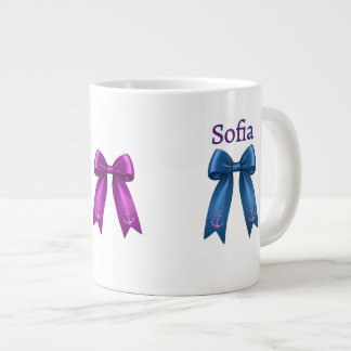 Coquette Nautical Bow! ジャンボコーヒーマグカップ