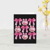 Coquette New Year 2026, Retro New Years, Disco Bal カード (黄色い花)