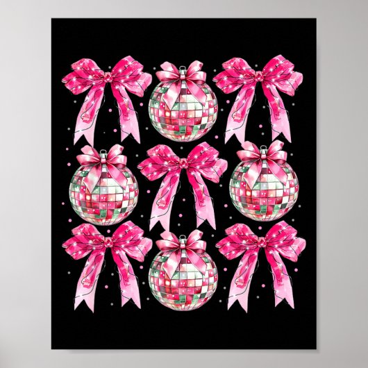 Coquette New Year 2026, Retro New Years, Disco Bal ポスター (正面)