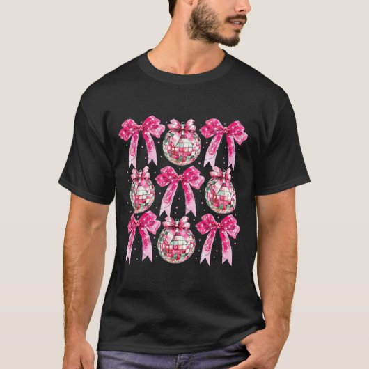 Coquette New Year 2026, Retro New Years, Disco Bal Tシャツ (正面)