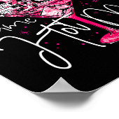 Coquette New Year Same Hot Mess 2025 Funny New Yea ポスター (角)