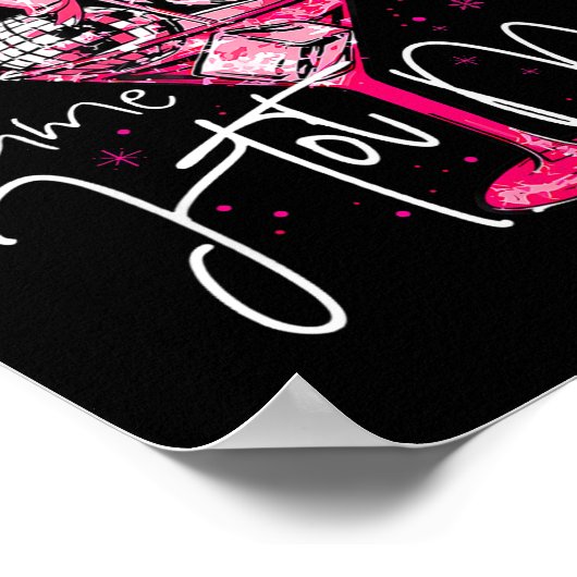 Coquette New Year Same Hot Mess 2025 Funny New Yea ポスター (角)