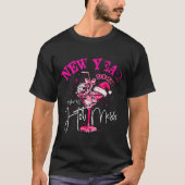 Coquette New Year Same Hot Mess 2025 Funny New Yea Tシャツ (正面)