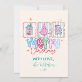 Coquette Pastel Christmas シーズンカード (正面)