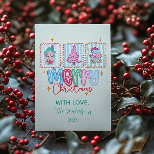 Coquette Pastel Christmas シーズンカード