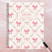 Coquette Pink Bow ノートブック