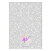 Coquette Pink bow Bouquet Table Assignment テーブルナンバー (裏面)