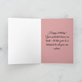 Coquette Pink Bow & Gingham Sweet 16  カード (内部)