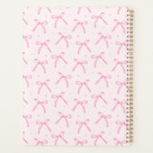 Coquette Pink Bow Modern Planner プランナー手帳 (裏面)