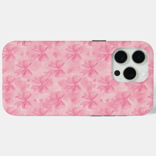 Coquette Pink Bows Case-Mate iPhoneケース (裏面 (横))