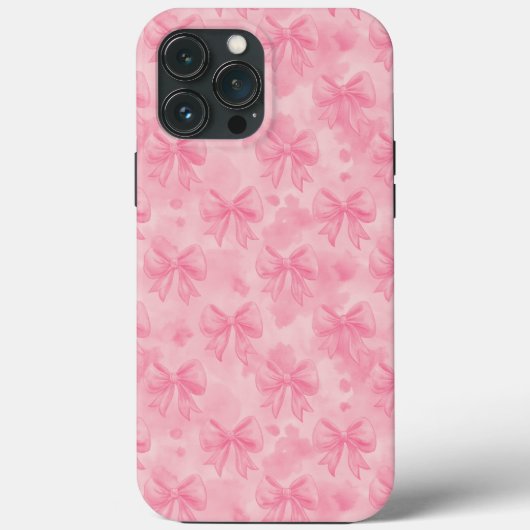 Coquette Pink Bows Case-Mate iPhoneケース (裏面)