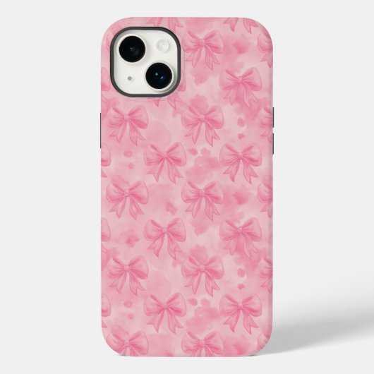 Coquette Pink Bows Case-Mate iPhoneケース (裏面)
