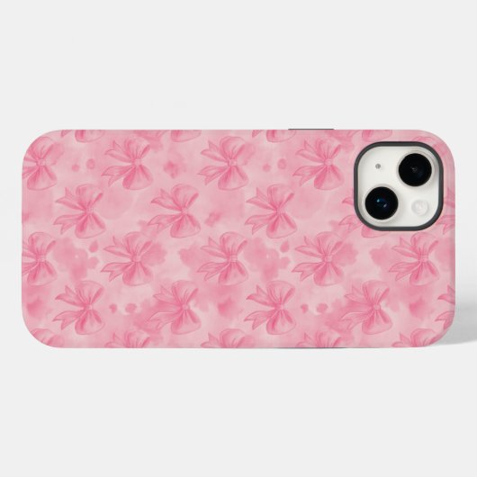 Coquette Pink Bows Case-Mate iPhoneケース (裏面 (横))