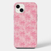 Coquette Pink Bows iPhoneケース (裏面)