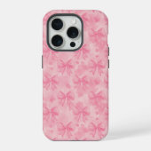 Coquette Pink Bows iPhoneケース (裏面)