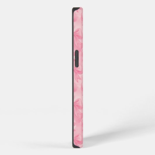 Coquette Pink Bows iPhoneケース (右側面)