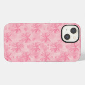 Coquette Pink Bows iPhoneケース (裏面横)