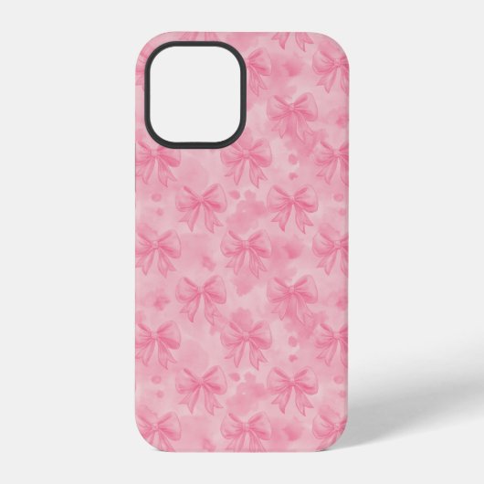 Coquette Pink Bows iPhoneケース (裏面)