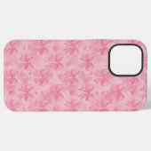 Coquette Pink Bows iPhoneケース (裏面横)
