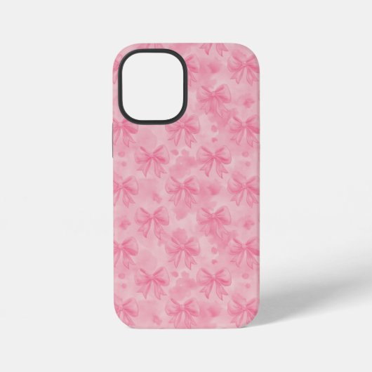 Coquette Pink Bows iPhoneケース (裏面)